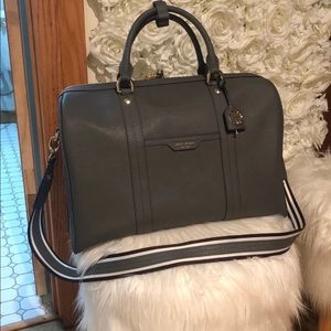 Henri Bendel Gray Weekender Travel Bag/Duffle